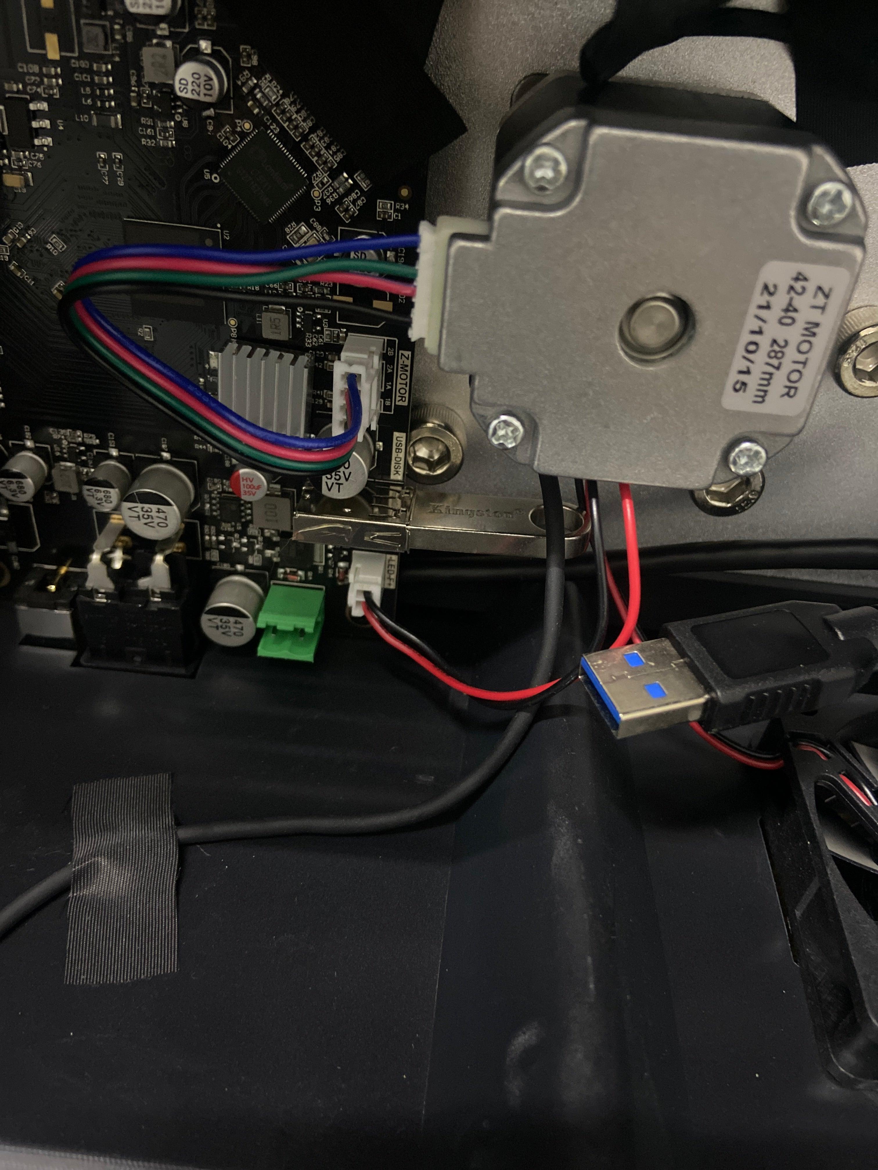 There is no response when the machine inserts or unplugs the USB flash disk - Antinsky3d