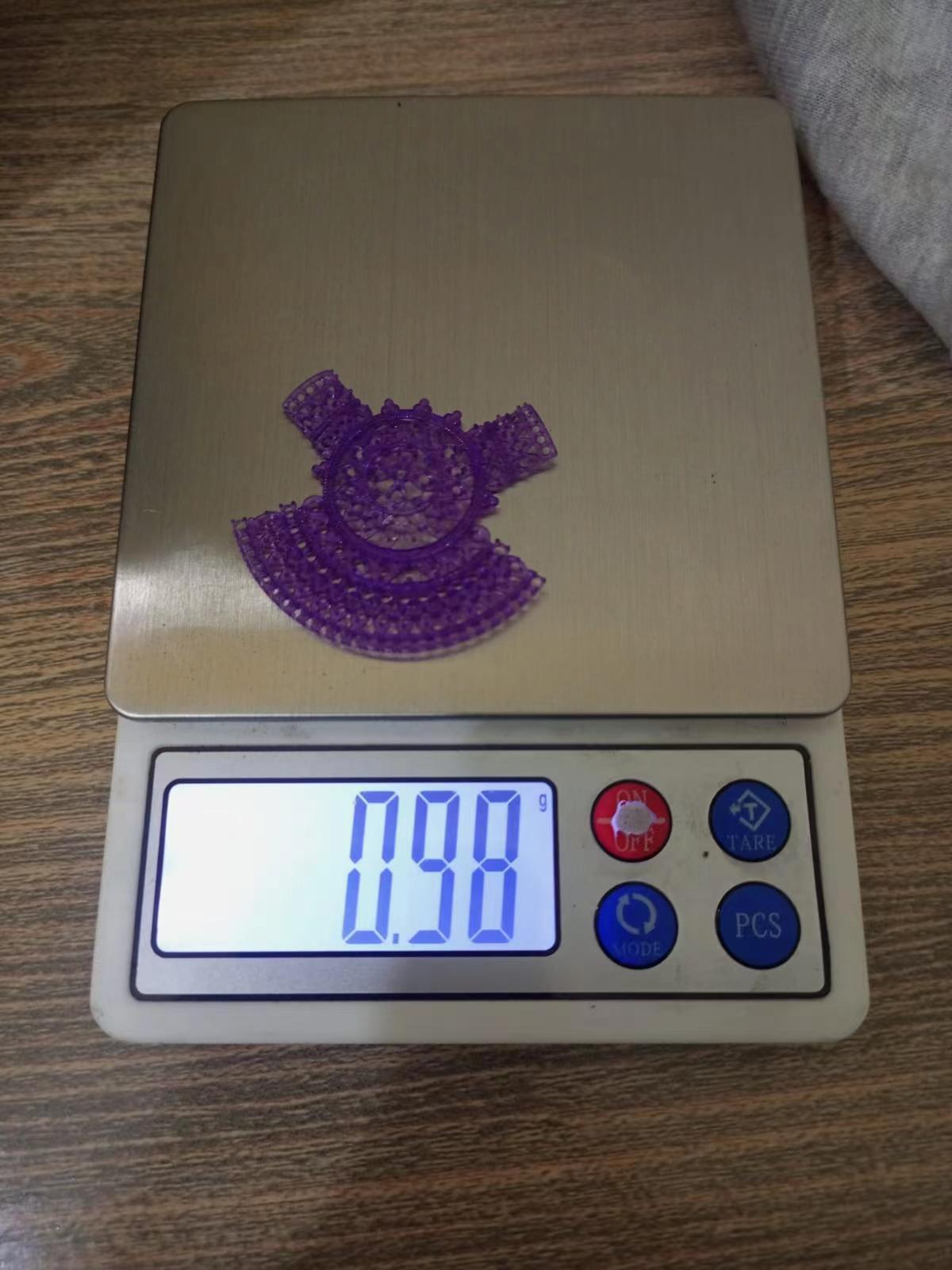 Resin jewelry slice and the actual casting weight is inconsistent solution - Antinsky3d