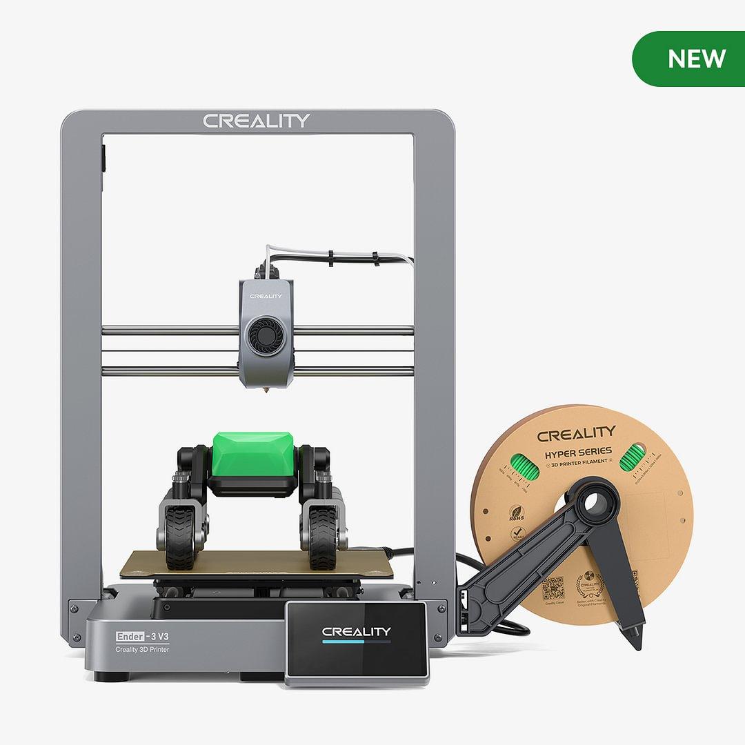 Creality Ender 3 V3 3D Printer Speedy 600mm/s CoreXZ with Stable New Metal Build, Dual-Gear Direct Extruder, Auto-Leveling, Intelligent Self-Check, Input Shaping with G-Sensor, 220 * 220 * 250mm - Antinsky3d