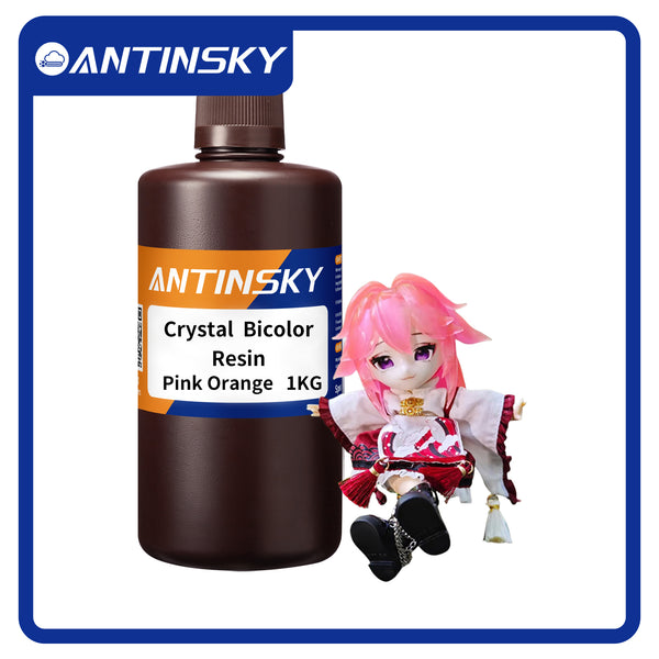 Antinsky Crystal Bicolor Resin 1KG with High Speed Printing