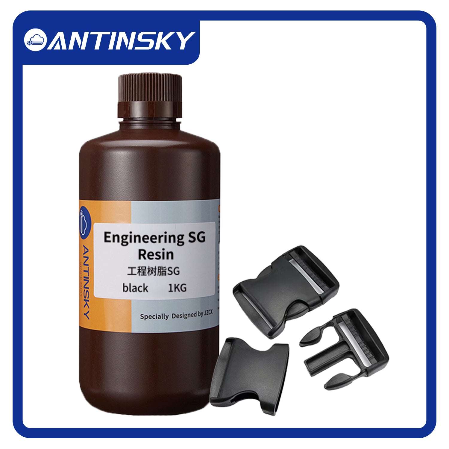 Antinsky Engineering SG Resin Black 1kg Engineering Resin for resin 3D Printer LCD 3d printer
