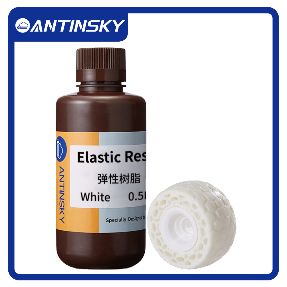 Antinsky Elastic Resin White 0.5kg Resin for resin 3D Printer LCD 3d printer