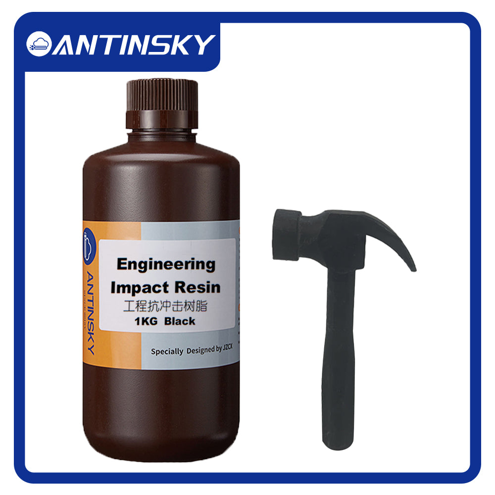 Antinky Engineering Impact Resin 1 kg (Black) High Toughness/Impact Resistance/Not Easily Broken