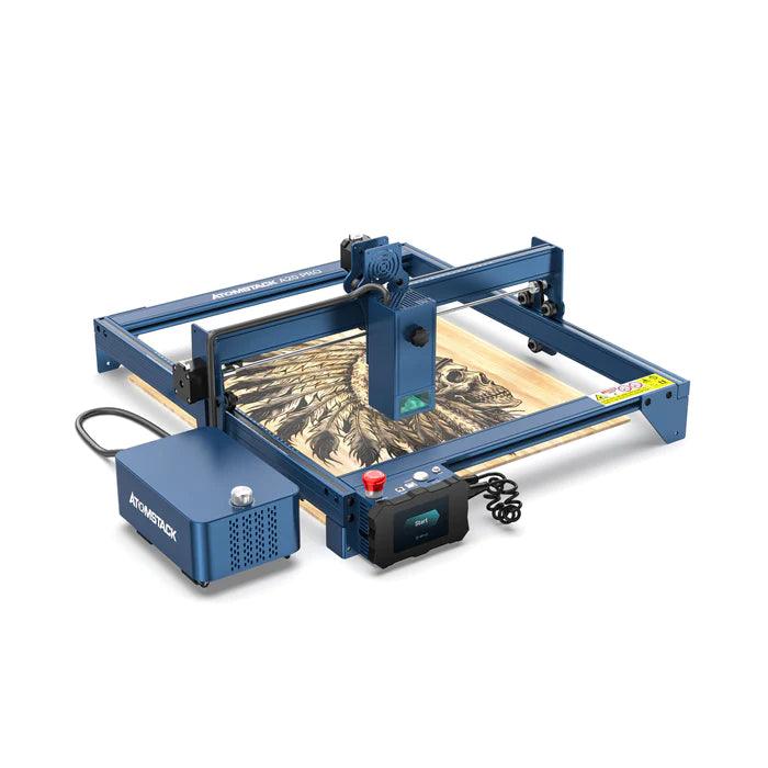 AtomStack A20 Pro Laser Engraver 130W Cutting Machine with F30 Pro Air Assist Kit - Antinsky3d