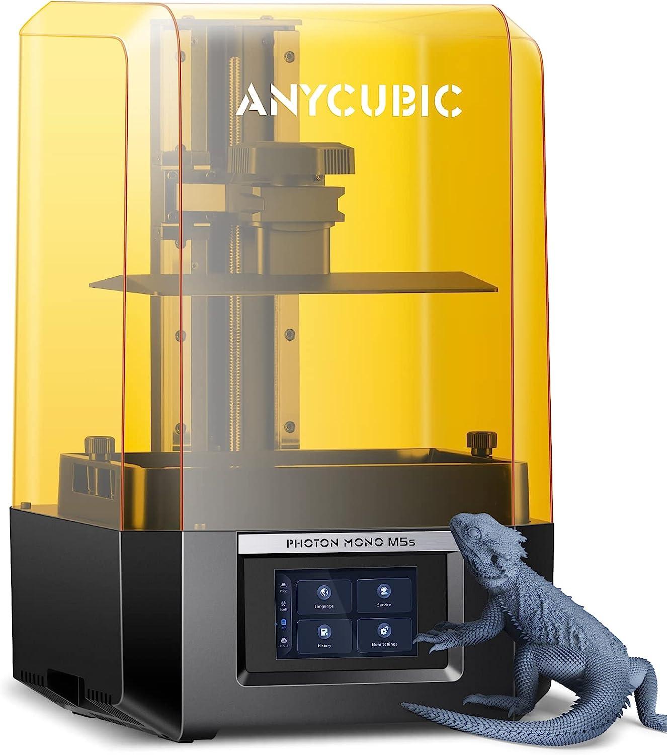 ANYCUBIC Photon Mono M5s 12K Resin 3D Printer 10.1" Monochrome LCD Screen Smart Leveling-Free 3X Faster Printing Speed - Antinsky3d