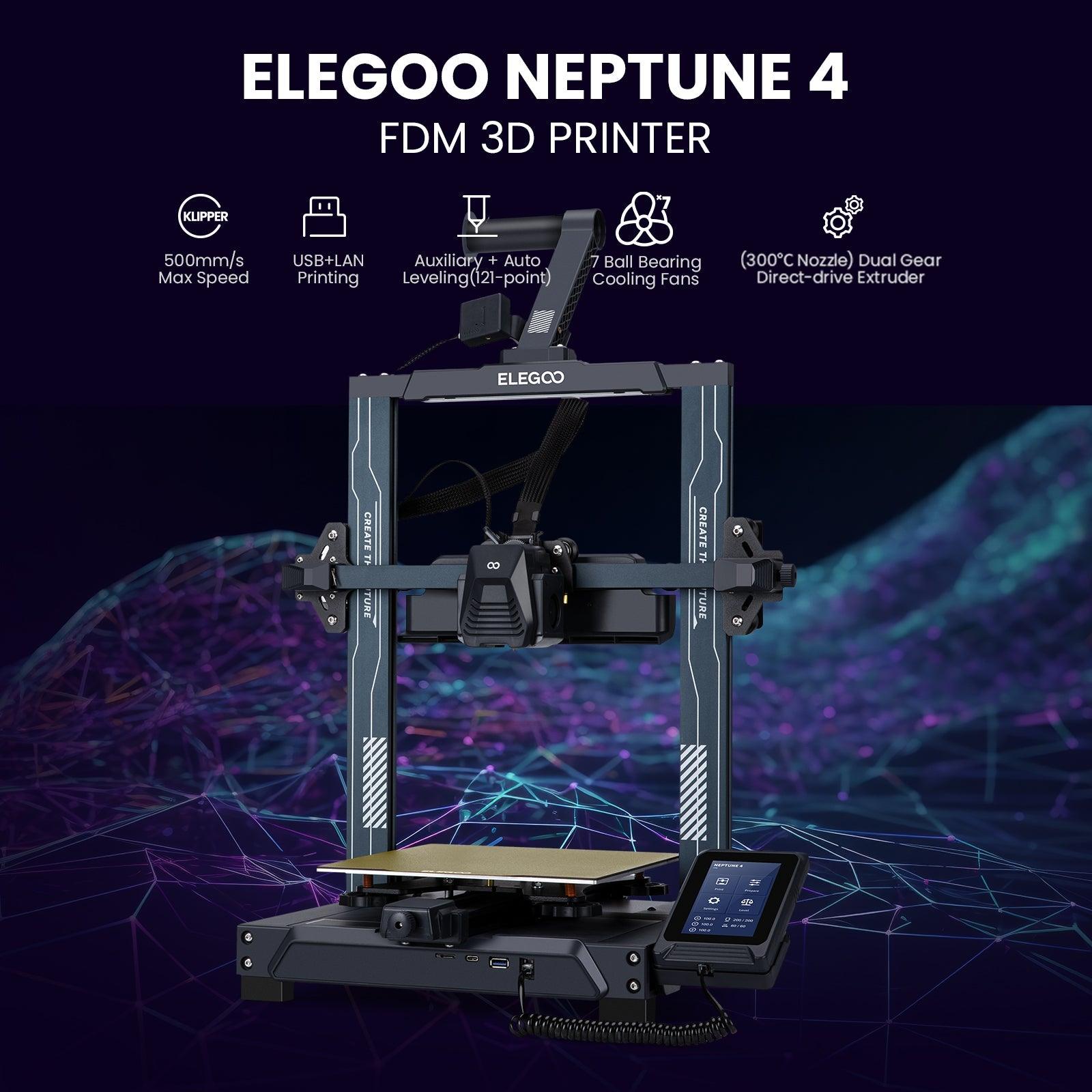 ELEGOO Neptune 4 FDM 3D Printer DIY with Printing Size 225x225x265mm for FDM 3d Printer - Antinsky3d