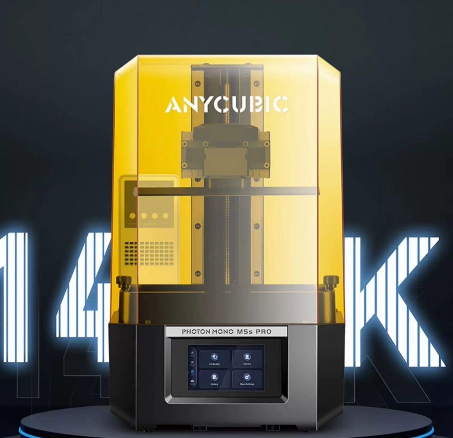 Anycubic M5s Pro 10.1 inch 14K Resin 3D printer with no leveling and high-speed printing 223x126x200mm - Antinsky3d