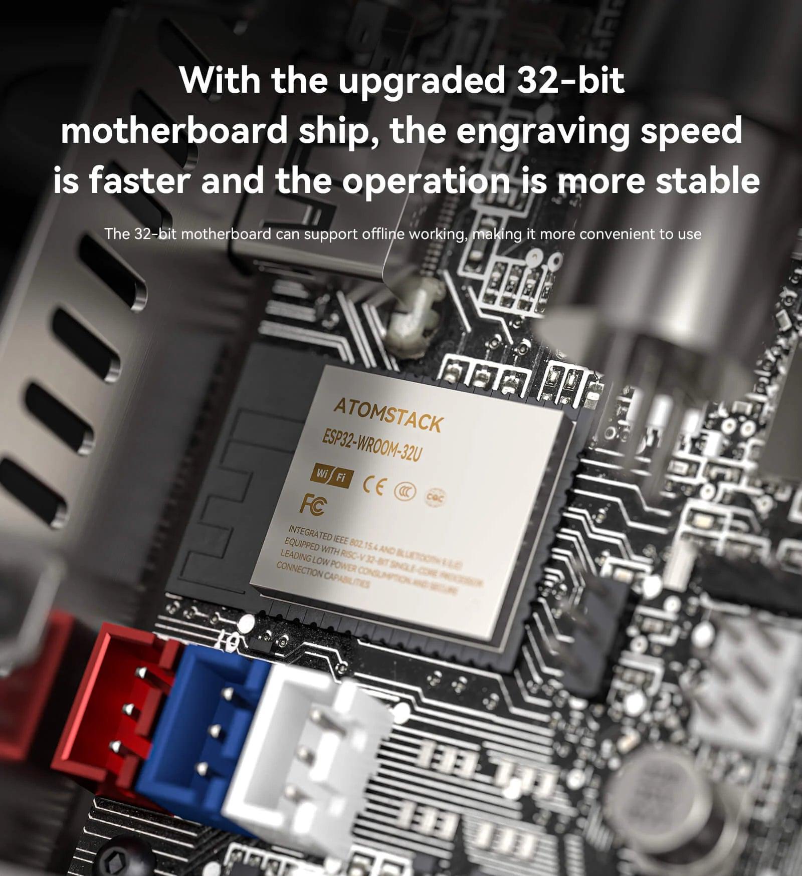 Atomstack X20 Pro 130W Quad-Laser Engraving And Cutting Machine Built-In Air Assist System - Antinsky3d