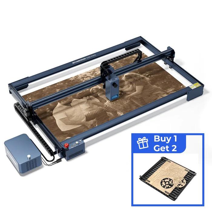 AtomStack A20 Max Large Size Eye Protection Laser Engraver With F30 Air Assist And F3 Matrix Panel *2 - Antinsky3d