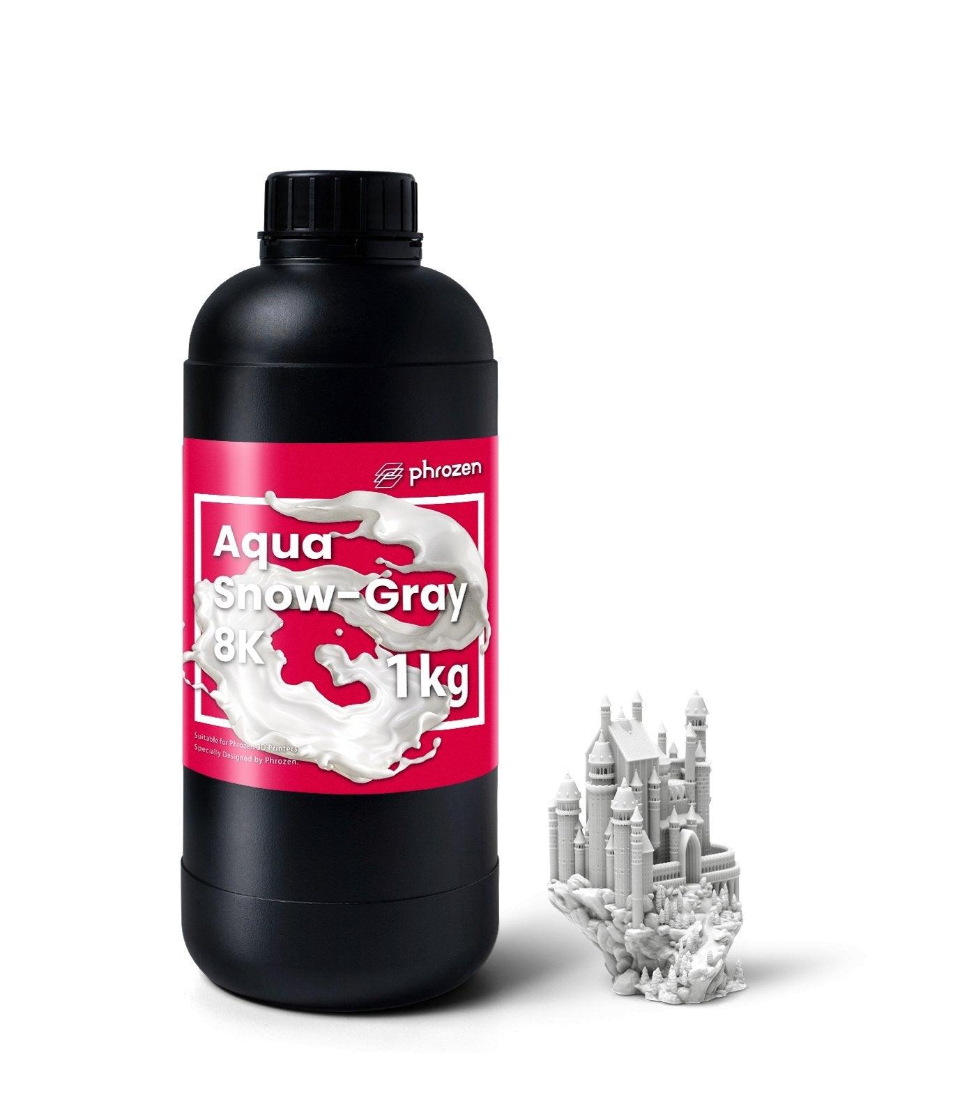 2022 newest Phrozen Aqua 8K Resin with multicolor Red-Clay Snow-Gray Vanilla color for LCD 3D Printer - Antinsky3d