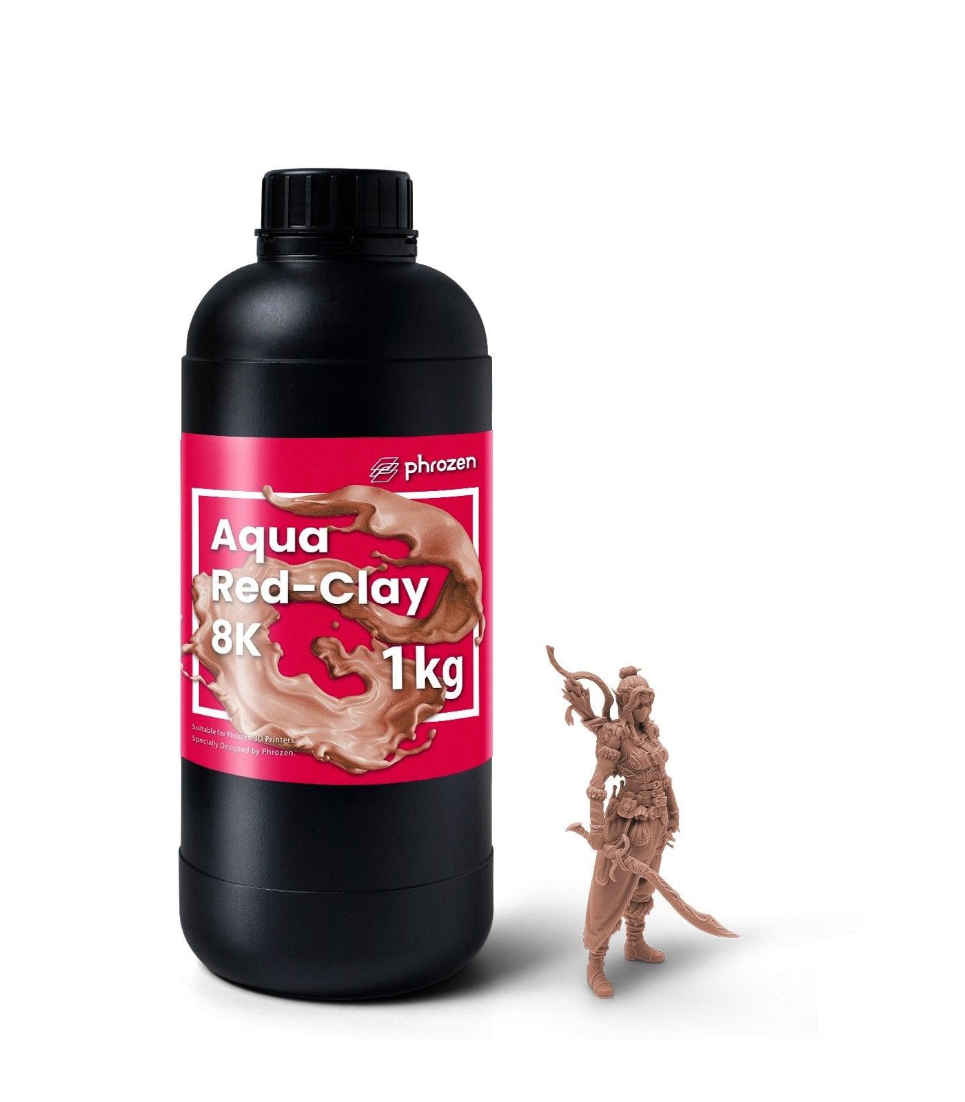 2022 newest Phrozen Aqua 8K Resin with multicolor Red-Clay Snow-Gray Vanilla color for LCD 3D Printer - Antinsky3d