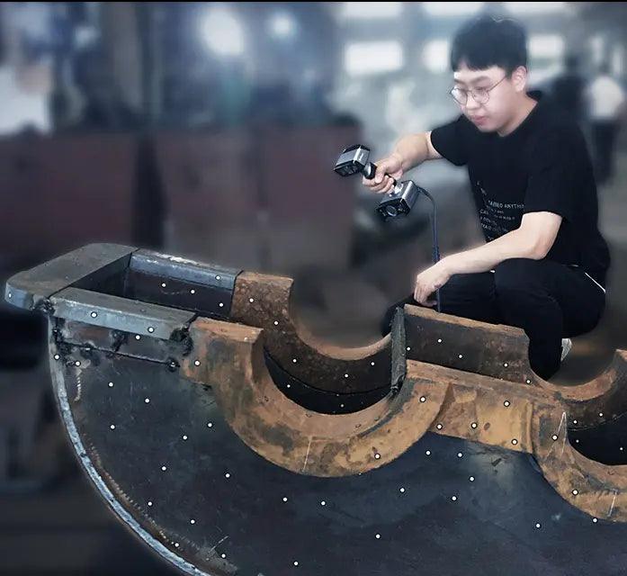 Shining Einscan HX handheld scanner for engineering reverse auto parts cnc 3d scan laser scanner - Antinsky3d