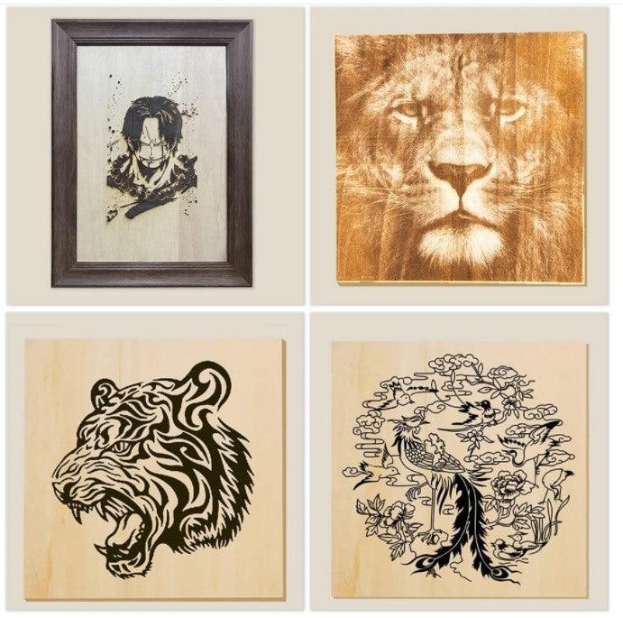 Twotrees Engraving Material Kit Laser Engrave Material Wooden Sheet Customized Logo for DIY kit Carving CNC Laser Engraving - Antinsky3d