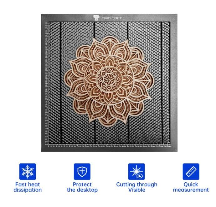 Twotrees Engraving WorkTable 400*400*22mm CNC Laser Engraver Honeycomb Working Table Metal for Cutting Machine Laser Engraver - Antinsky3d