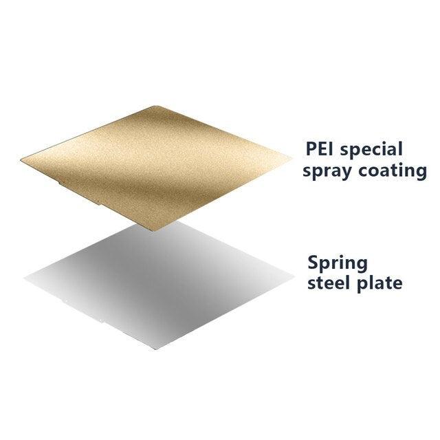 Twotrees New Double Sided PEI with Multiple sizes With Magnetic Base For 3D Printer Parts Hot Heat Bed - Antinsky3d