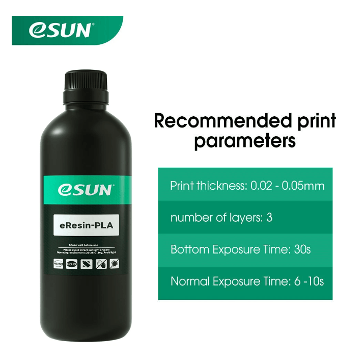 ESUN Resin PLA 3D resin with good toughness and comfortable to use 3d PLA resin printer resin - Antinsky3d