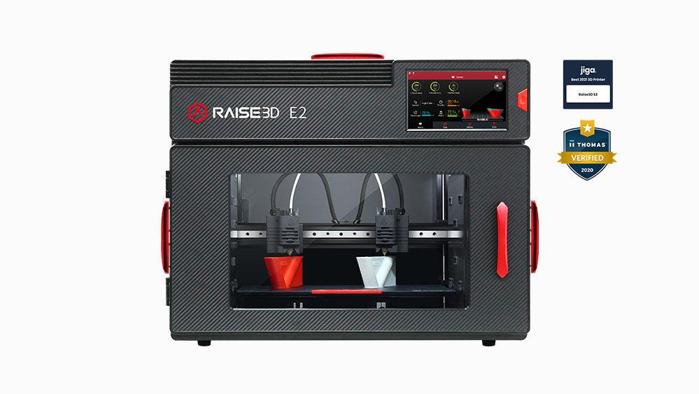 Raise3d E2 printer with two independent extruders FDM 3D printer Auto Bed Leveling Flexible Build Plate for 3D printing - Antinsky3d