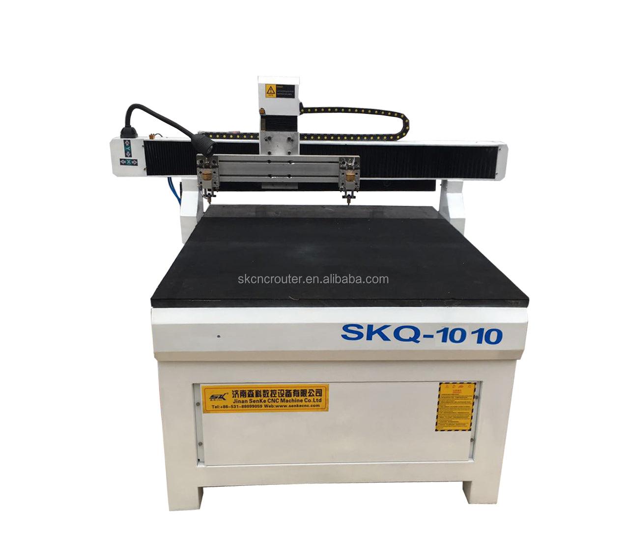 Senke SKQ1010 CNC glass cutting machine with two heads working for glass and mirror cutting - Antinsky3d