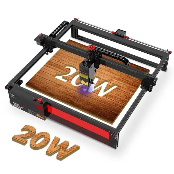TWOTREES TS2 20W 3d laser engraving and cutting machine with engraving Area 410*410mm 3D laser machine