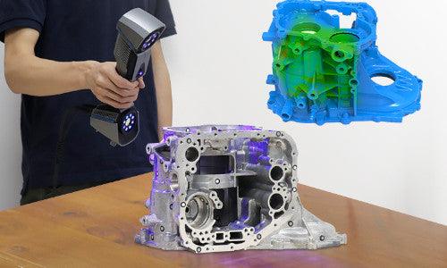 SHINING UE11 3D FreeScan Skaner high precision and stable repeatability laser handheld 3D scanner - Antinsky3d