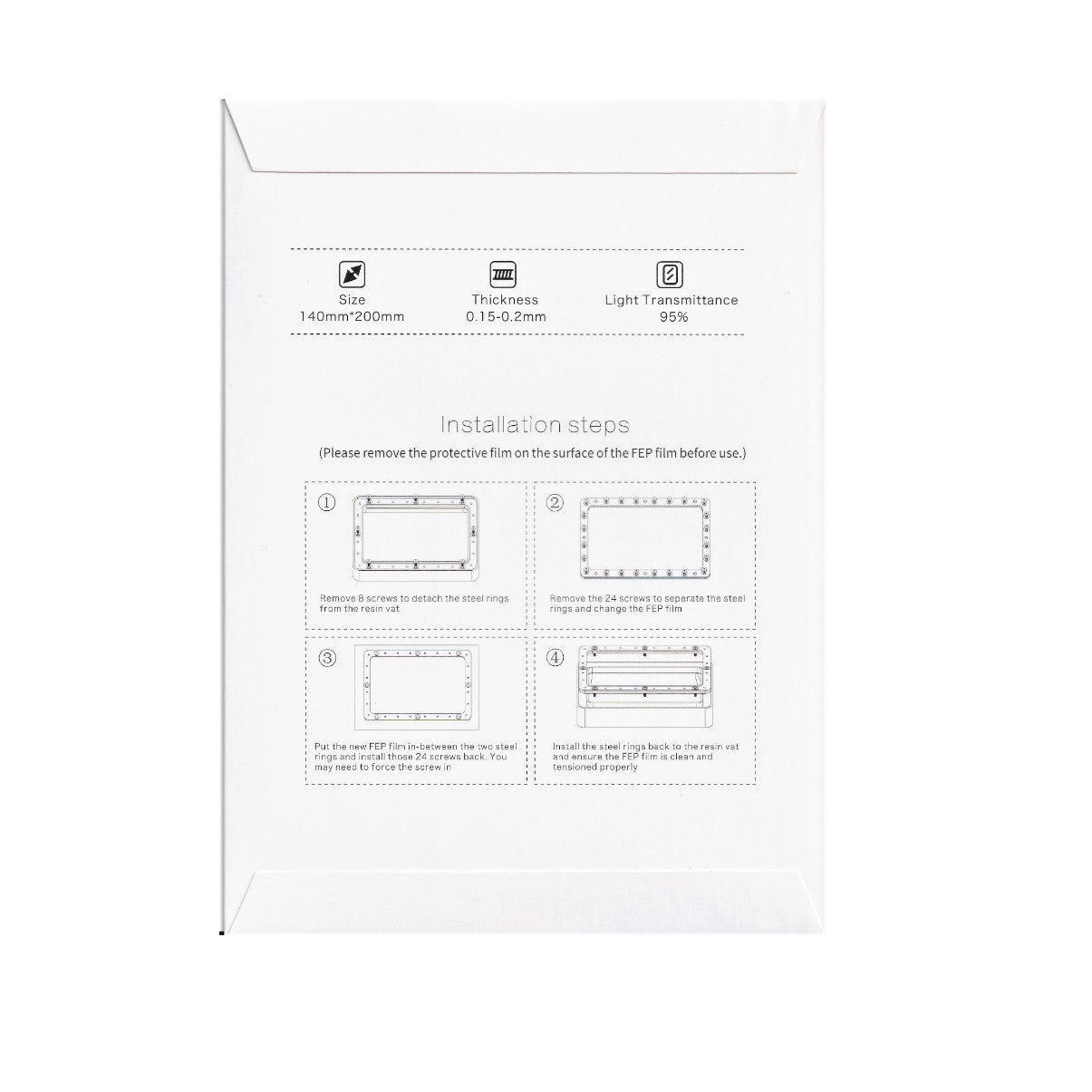 Antinsky PFA nFEP Film for Phrozen mini8k s or mini8k resin 3d printer nfep film for lcd 3d printer - Antinsky3d