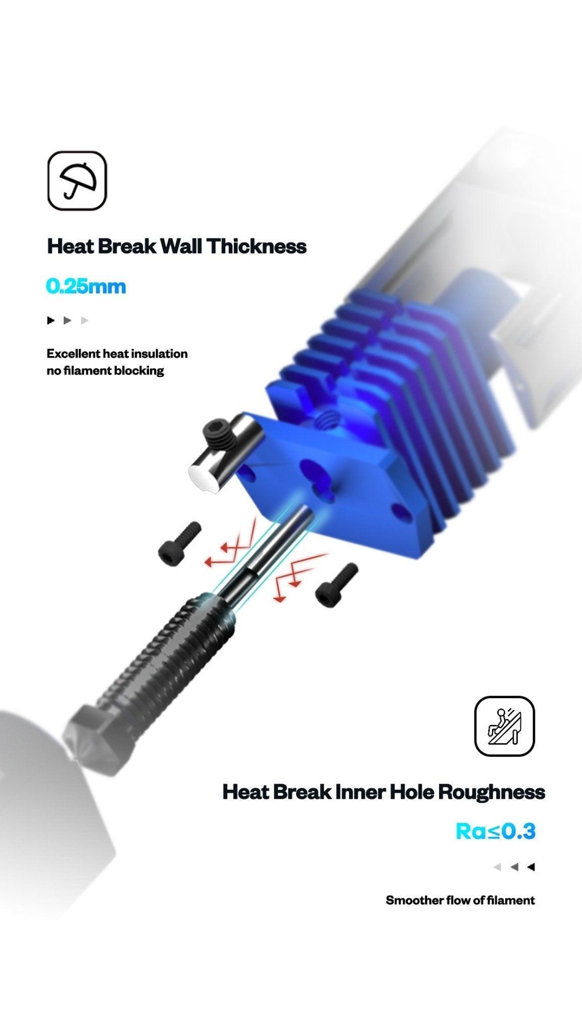 ANTINSKY- PHAETUS Dragonfly HIC HF All-Metal Hotend_Cost-effective 3d printing head 350C - Antinsky3d