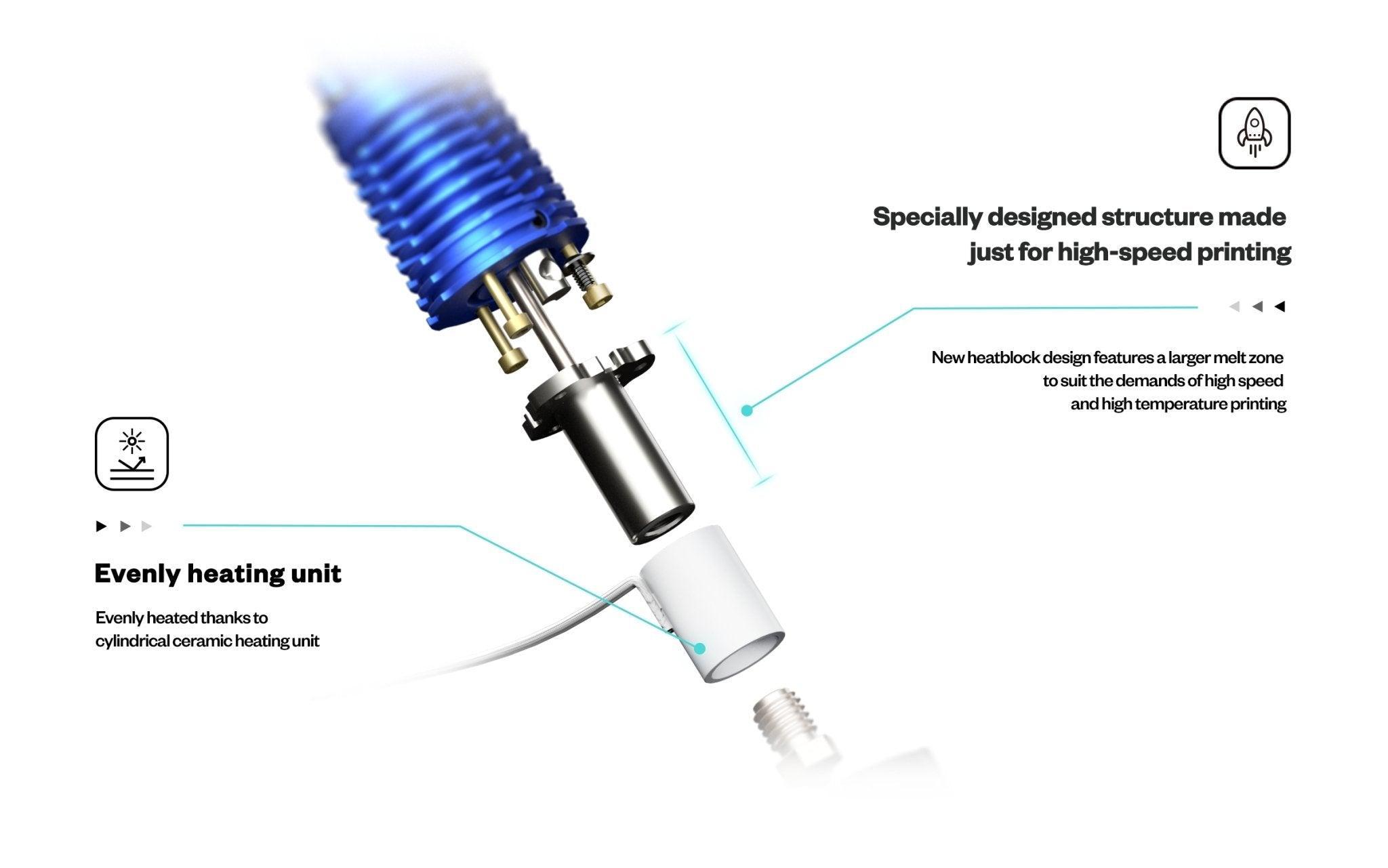 ANTINSKY- PHAETUS Rapido UHF All-Metal Hotend 3d printing head High Speed - Antinsky3d