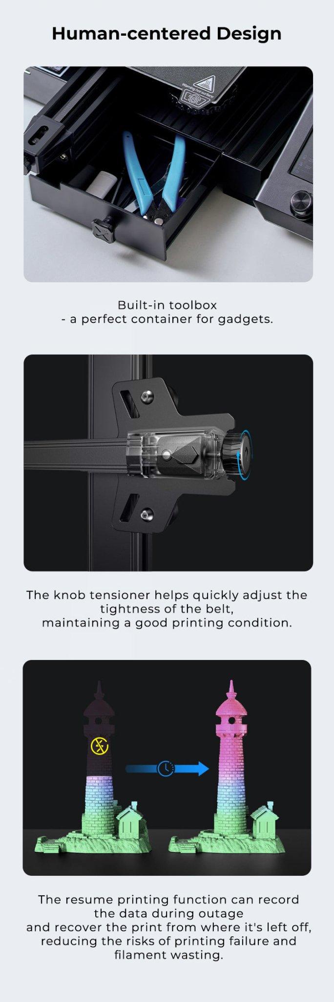 Creality Ender 3 Max NEO 3D Printer 300 x300 x320mm, FDM 3D Printer with CR Touch Auto-leveling impresora 3d ANTINSKY - Antinsky3d