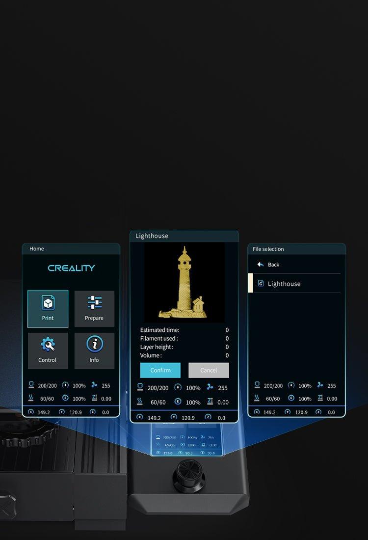 Creality Ender-3 V2 NEO 3d printer 220*220*250mm with glassbed, silent printing , color screen. ANTINSKY - Antinsky3d