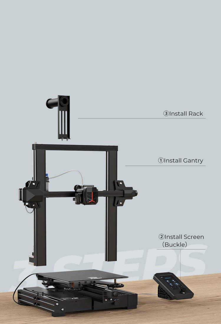 Creality Ender-3 V2 NEO 3d printer 220*220*250mm with glassbed, silent printing , color screen. ANTINSKY - Antinsky3d
