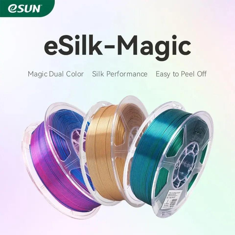 eSUN eSilk Magic 3D filament PLA 1.75mm with novel color 1KG 3D FDM Filament - Antinsky3d