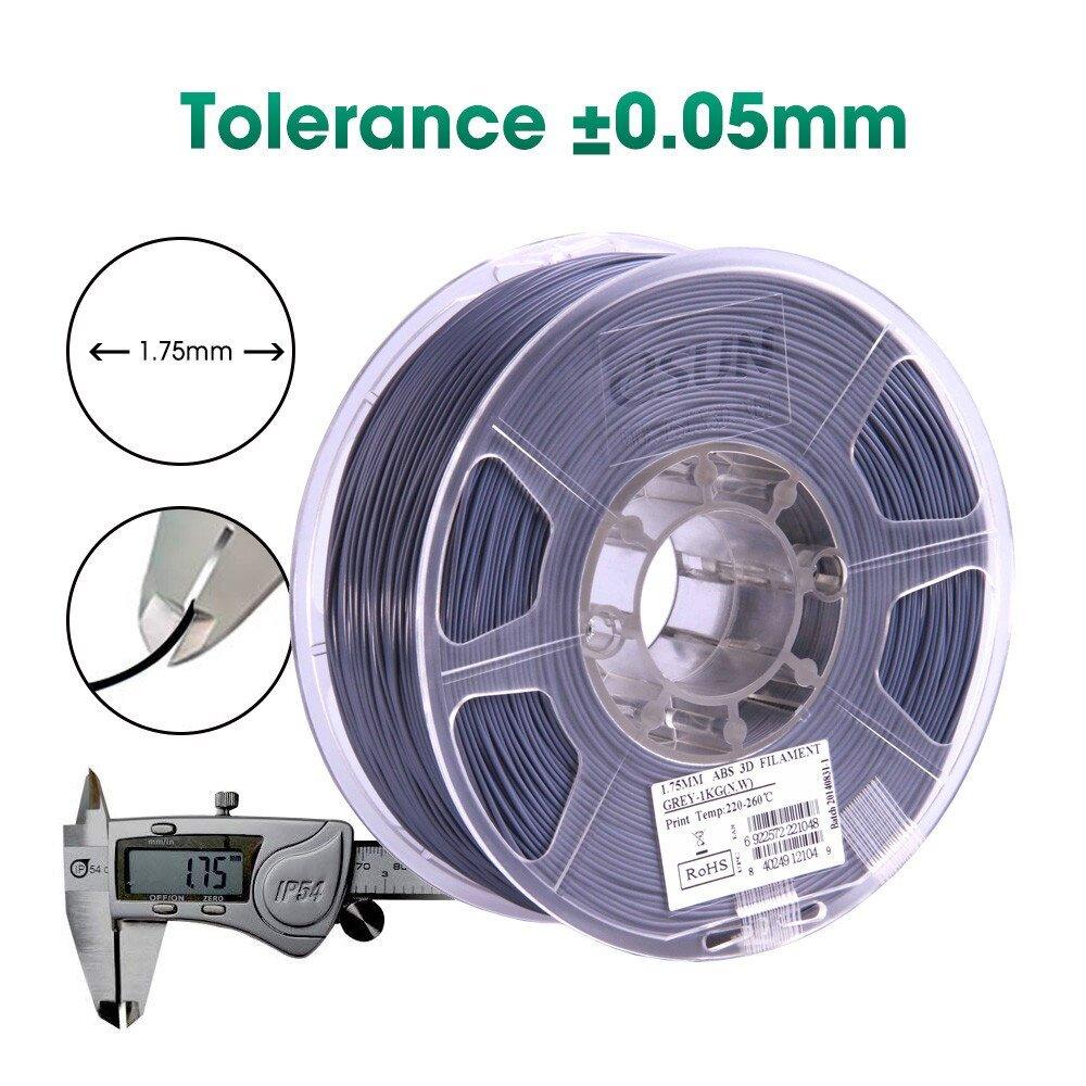 eSUN ABS Filament 1.75mm 1KG (2.2 LBS) Spool ABS 3D Printer Filament Vacuum Packaging 3D Printing Materials for 3D Printers - Antinsky3d
