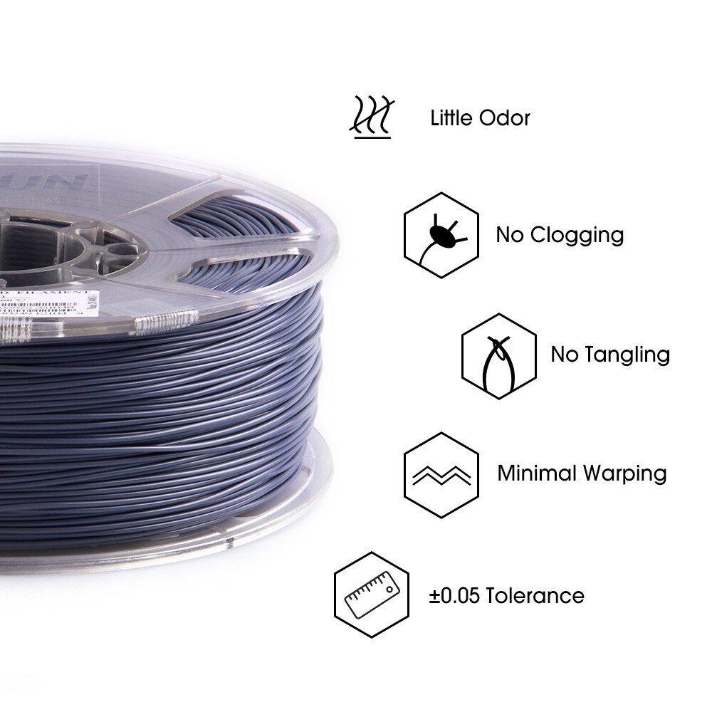 eSUN ABS Filament 1.75mm 1KG (2.2 LBS) Spool ABS 3D Printer Filament Vacuum Packaging 3D Printing Materials for 3D Printers - Antinsky3d