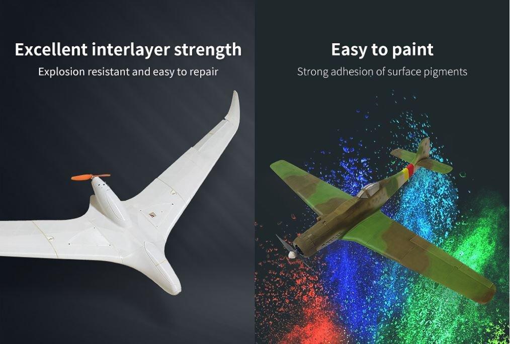 eSUN ePLA-LW 3D Printer Filament 1.75mm 1KG 2.2LBS PLA-LW Light Weight foam Material for 3D Printer aircraft US EU AU stock free shipping - Antinsky3d