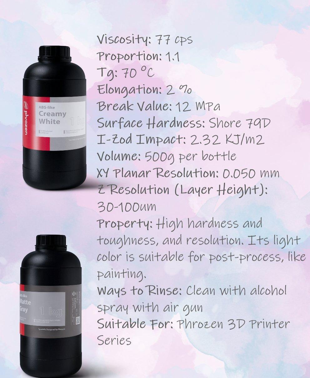 Phrozen ABS-like 3D Printer Resin for resin 3D Printer LCD 3d printer uv 405nm - Antinsky3d