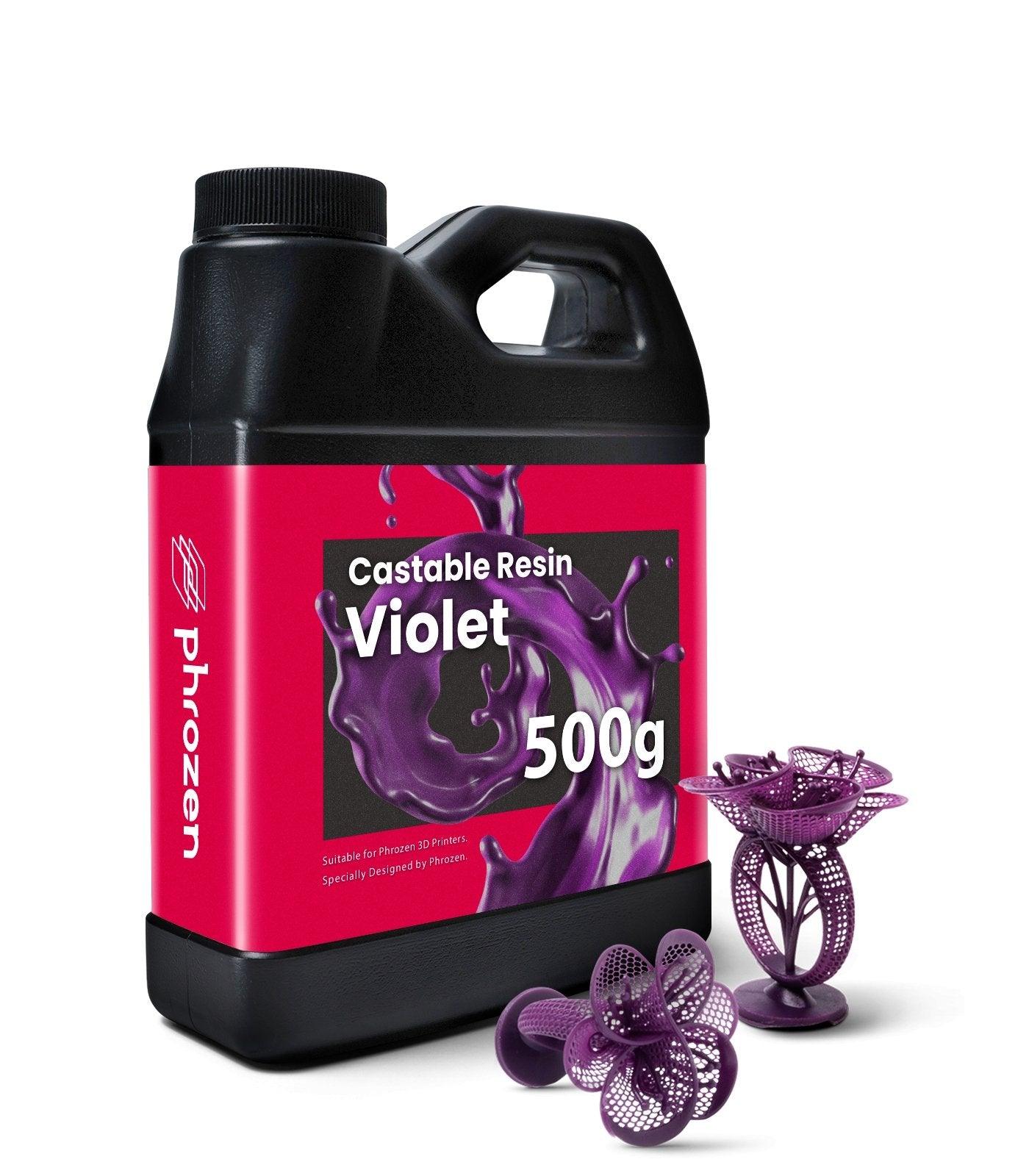 Phrozen Castable Jewelry Violet Resin for LCD 3d printer 500g - Antinsky3d