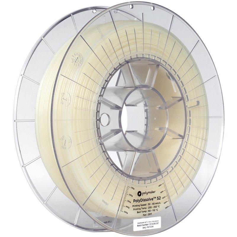 Polymaker Polydissolve S1 3d printer filament 1.75mm 750g - Antinsky3d
