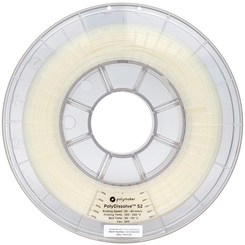 Polymaker Polydissolve S1 3d printer filament 1.75mm 750g - Antinsky3d