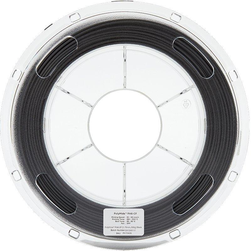 Polymaker PolyMide PA6-CF Warp Free Nylon Carbon Fiber Filament 1.75mm 500g Spool - 3D Printer Filament - Antinsky3d