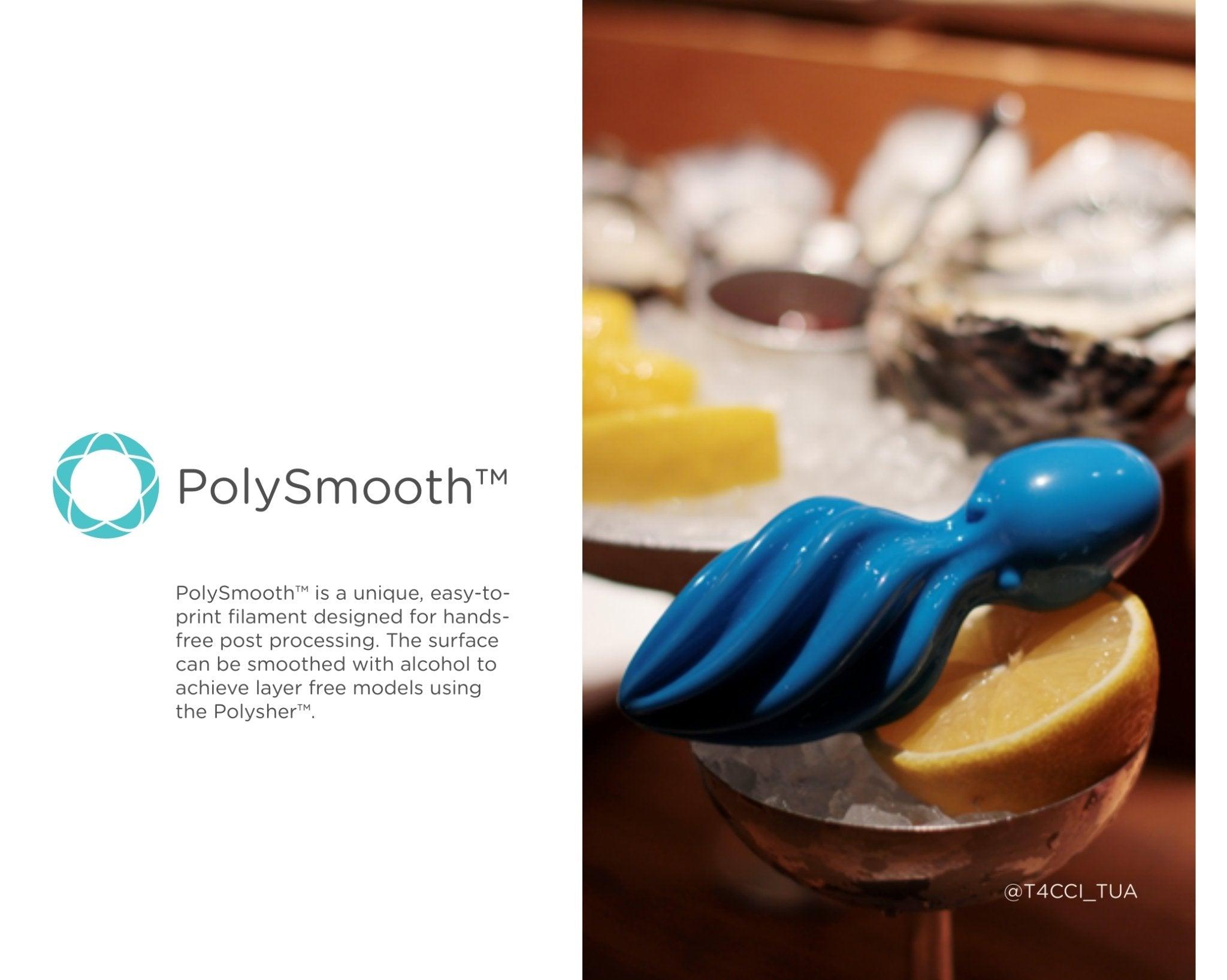 Polymaker PolySmooth PVB Filament 1.75mm 750g Spool 3D Printer Filament Smoothable Post Process with IPA Alcohol Work with Polysher Polymaker - Antinsky3d