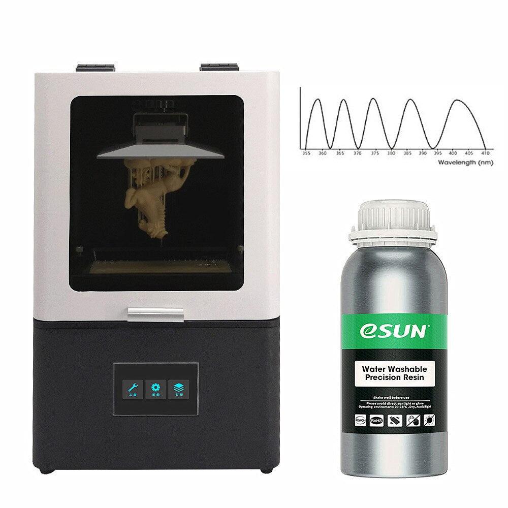 eSUN LCD UV 405nm Water Washable Red Wax Resin High Precision 3D Printer Liquid Resin for Photon UV Curing LCD 3D Printer 500g - Antinsky3d