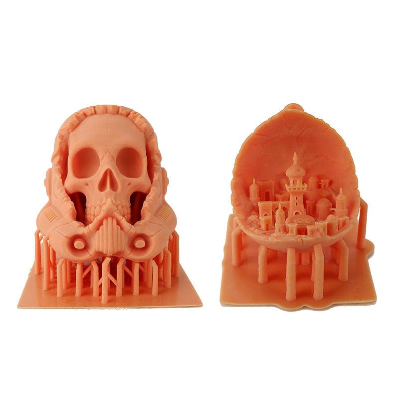 eSUN LCD UV 405nm Water Washable Red Wax Resin High Precision 3D Printer Liquid Resin for Photon UV Curing LCD 3D Printer 500g - Antinsky3d