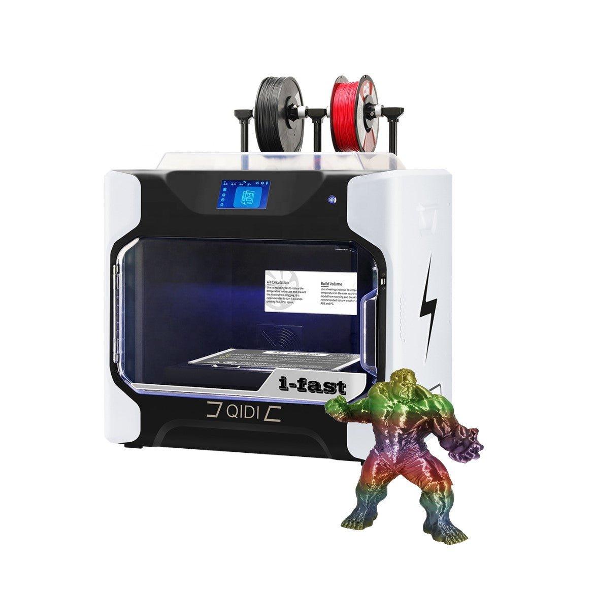 QIDI i-Fast 3D Printer, Industrial Grade Structure, with Dual Extruder for Fast Printing, Super Large Printing Size 360×250×320mm - Antinsky3d
