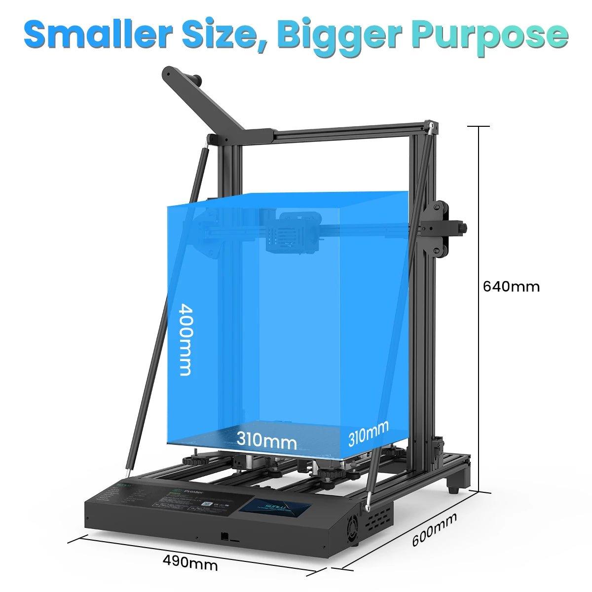 SANLU 2022 3D Printer S9 Plus with Drying System High Compatibility Dual Z-axis design DIY 3D Printer machine - Antinsky3d