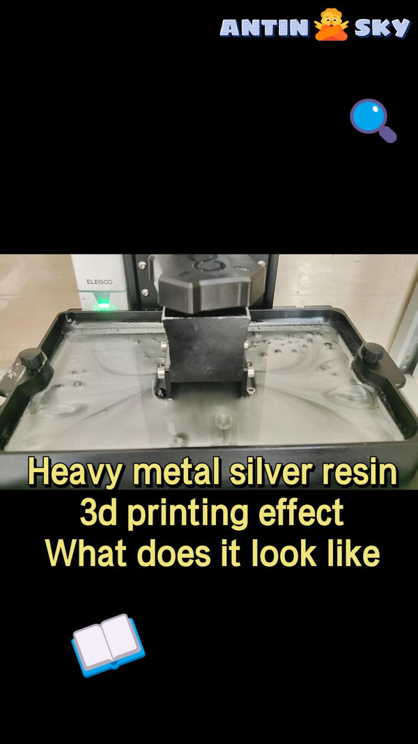 Antinsky production of heavy metal silver resin