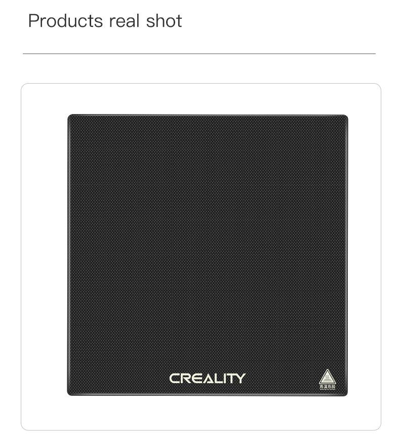 Creality CR-10 Smart Carborundum Glass Platform 310×315×4mm 4004090065 - Antinsky3d