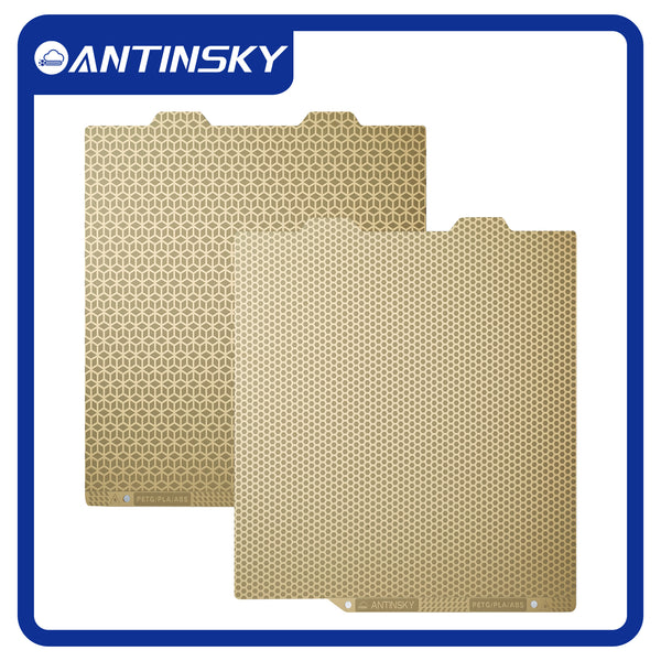 Antinsky Bambu Lab PEI Sheet Double Sided Flexible Magnetic Steel Sheet Easy to Remove Mold PEI Build Plate for Bambu Lab X1 / X1C / P1P /A1 / A1 MINI 3D Printers