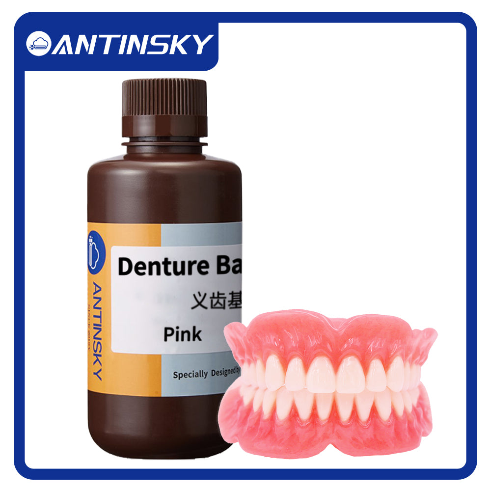 Antinsky Denture Base Pink 0.5kg Resin for resin 3D Printer LCD 3d printer Dental Resin