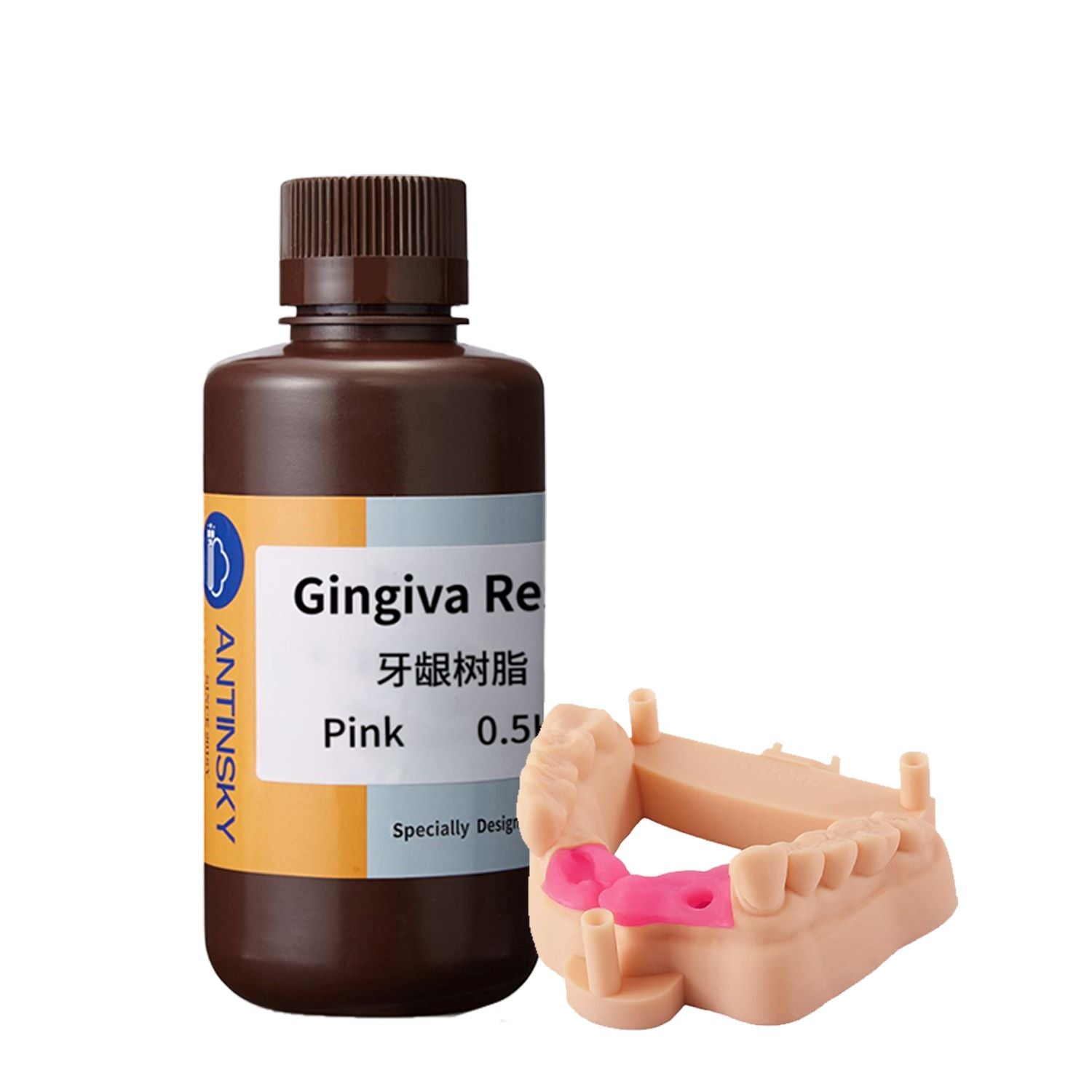 Antinsky Gingiva Resin Pink 0.5kg for LCD 3d printer Dental Resin