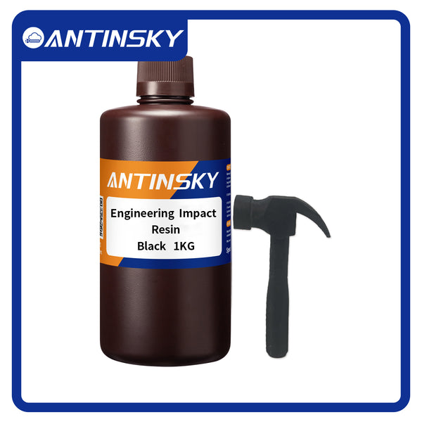 Antinky Engineering Impact Resin 1 kg (Black) High Toughness/Impact Resistance/Not Easily Broken